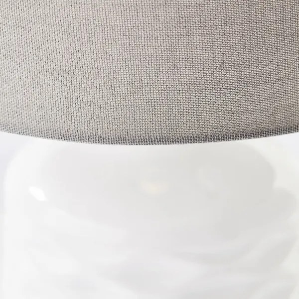 Brilliant - Asztali lámpa ILYSA 1xE14/40W/230V fehér/szürke