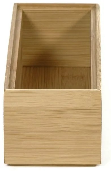 Szervező Compactor Bamboo Box 22,5 x 7,5 x 6,5 cm, natúr fa