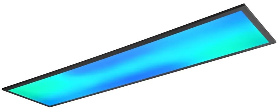 Fekete LED mennyezeti lámpa 29.5x119.5 cm Beta – Reality