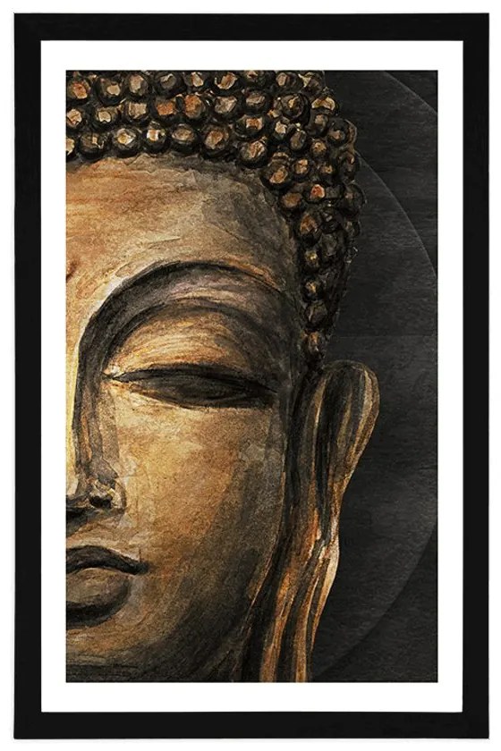 Poszter paszportuval Buddha arc