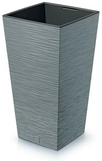 FURU SQUARE virágtartó 39,5 cm, szürke, 39 cm