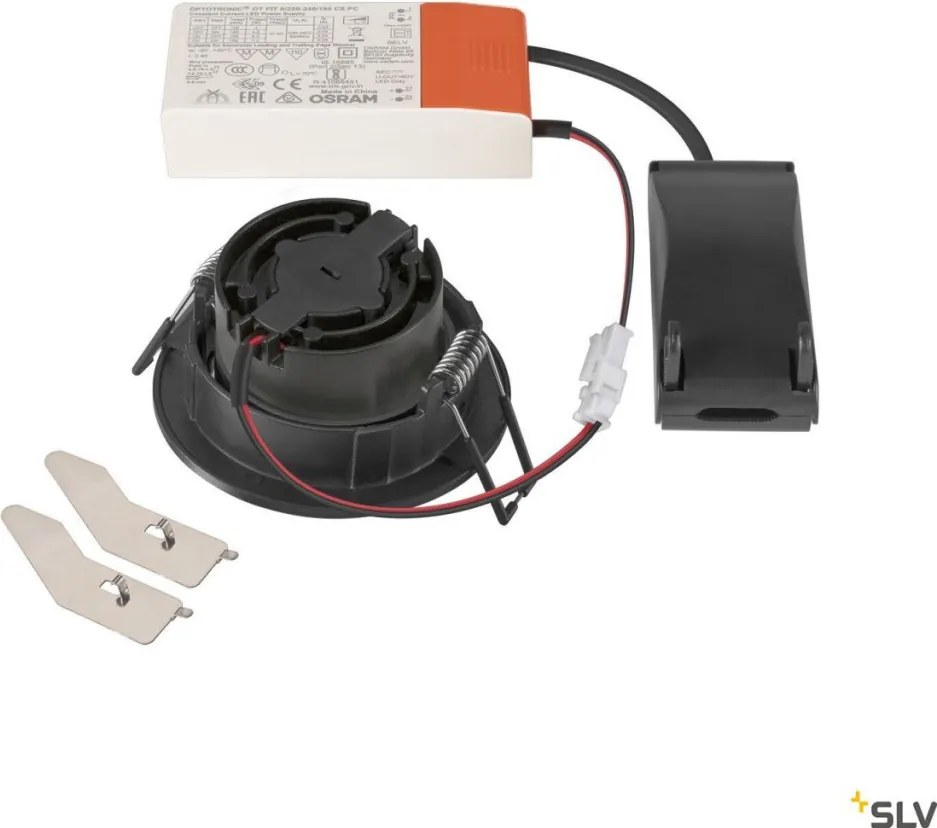 SLV NEW TRIA 1007434 Beépíthető spotlámpa 1x8.6W/LED 2500K|3000K|4000K 543lm|600lm IP20