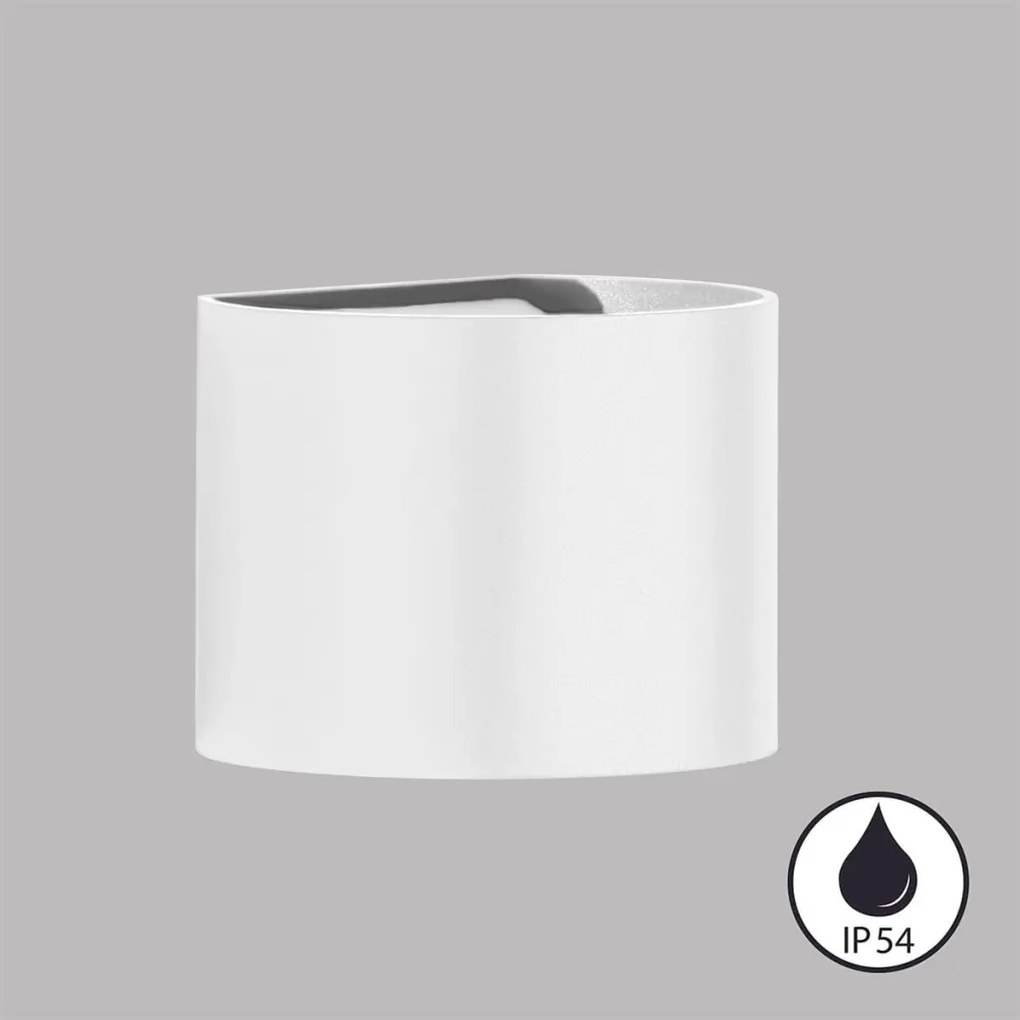 FISCHER&HONSEL 30492 MATTEO Modern Kültéri Fali Lámpa Fehér LED IP54