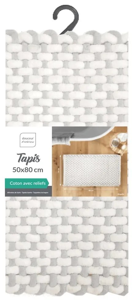 Szürkésbézs fürdőszobai kilépő 50x80 cm Rafael – douceur d'intérieur