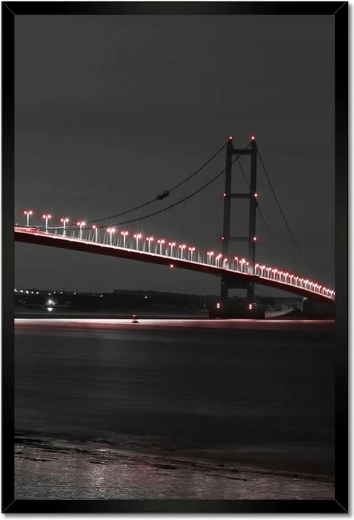 Poszterek keretben 40x60 Piros világítás