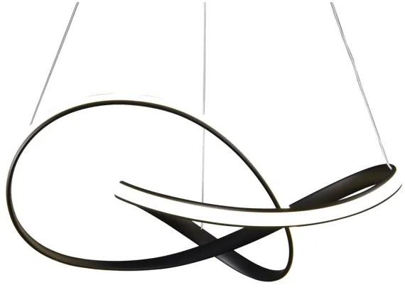 LED Csillár zsinóron CAPPIO LED/36W/230V fekete