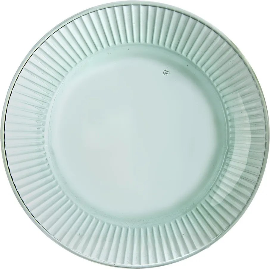 Zöld üveg desszertes tányér ø 21 cm Verde – Orion