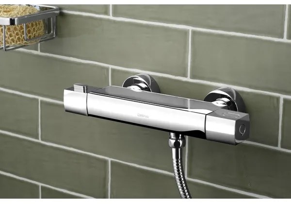 Sapho - MIXONA termosztátos zuhanycsaptelep, fényes króm