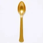 Műanyag kanál arany 24 db