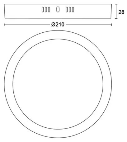Philips - LED Mennyezeti lámpa MAGNEOS LED/12W/230V 4000K fehér