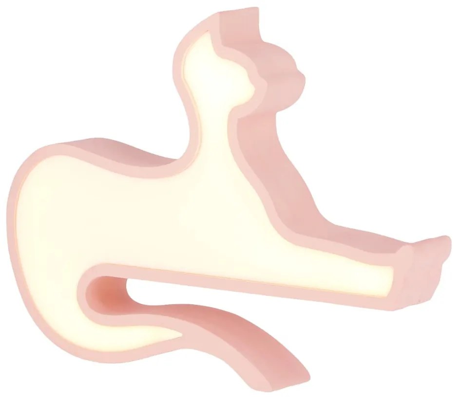 Rózsaszín gyerek éjjelilámpa Cat – Candellux Lighting