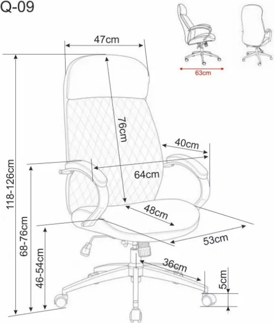 Q-09 forgószék bézs