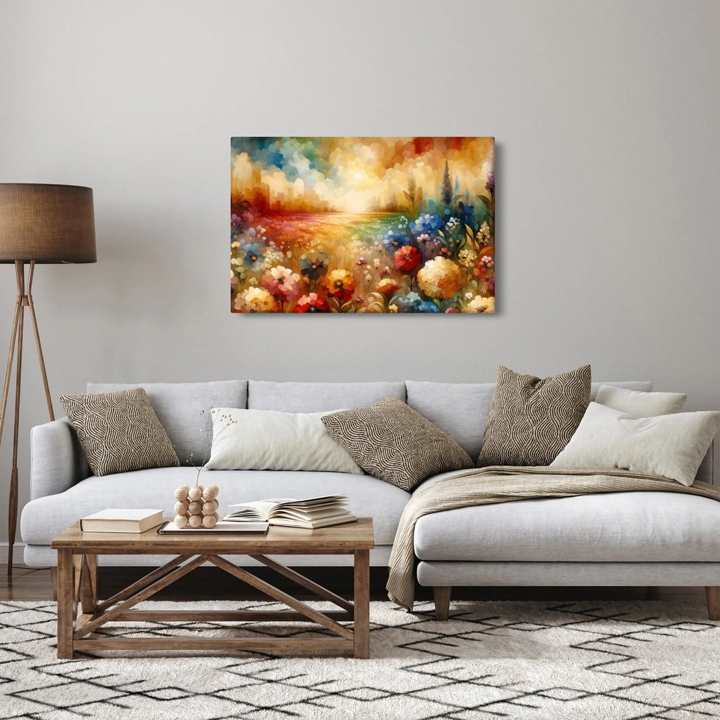 Kép - Színes rét (90x60 cm)