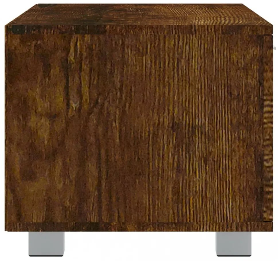 füstös tölgy színű szerelt fa TV-szekrény 120 x 40,5 x 35 cm
