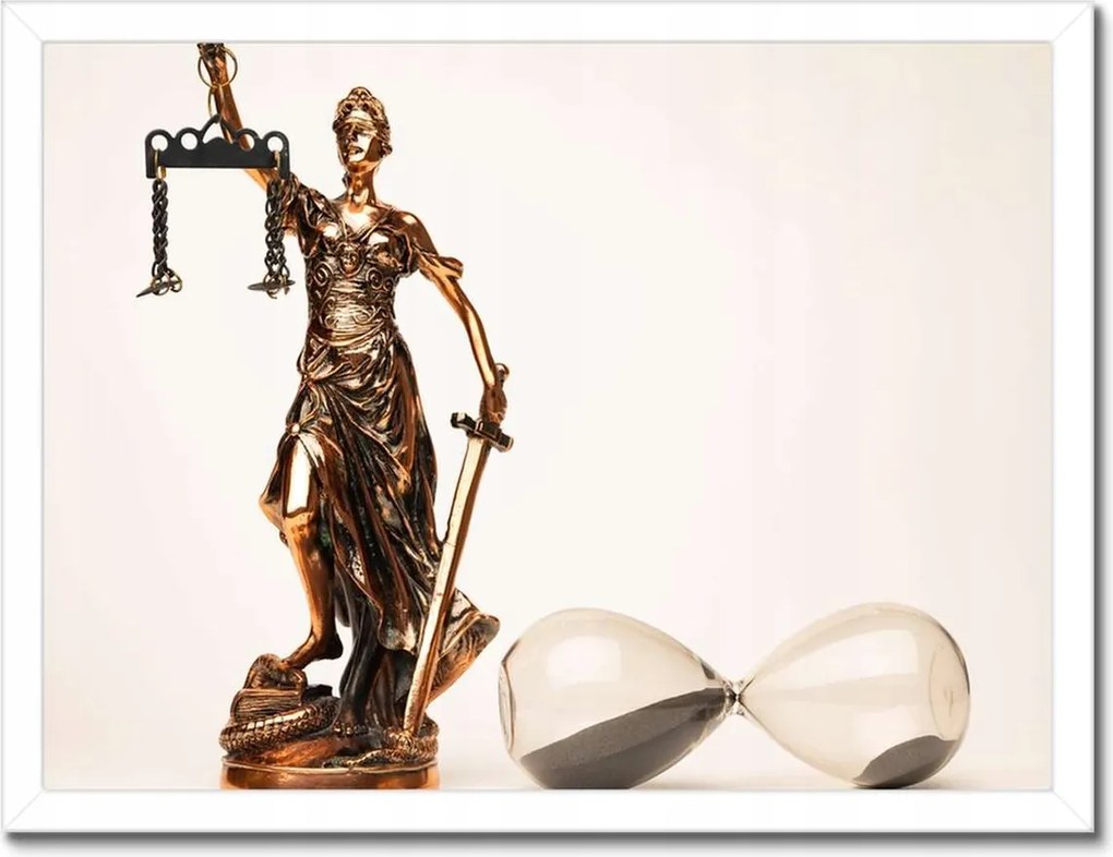 Poszterek keretben 40x30 Temida jobb szimbólum