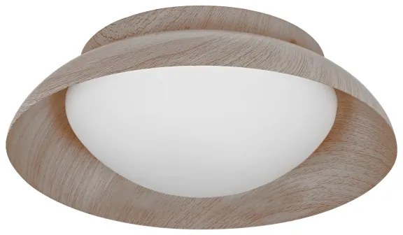 Osram - Mennyezeti lámpa ORBIS MILAN 2xE27/10W/230V átm. 30,5 cm fa dekor