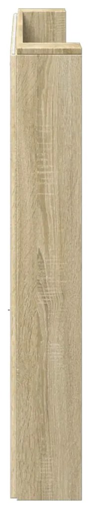 Fejtámla polcokkal Sonoma tölgy 200 x 16,5 x 103,5 cm Faanyag