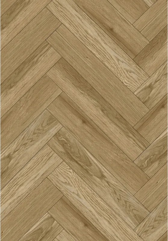 Mexen Manhattan vinil panelek halszálka mintával 570 x 95 mm LVT Dryback 2,5 mm, PVC alátét, 4 V-fuga, Tölgy