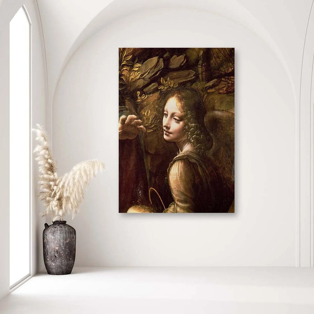 Gario Vászonkép Madonna a barlangban - Leonardo da Vinci, reprodukció Méret: 60 x 90 cm