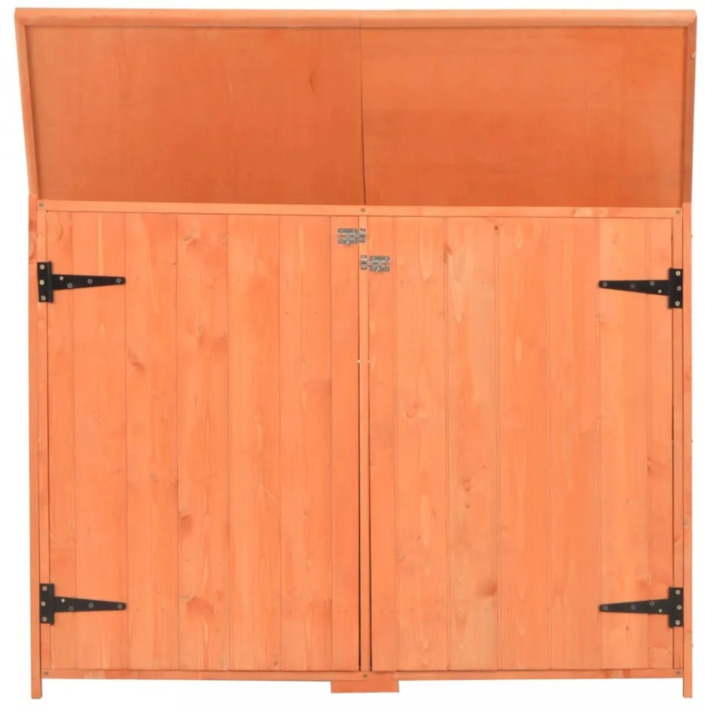 fa kerti fészer 128x42x91 cm