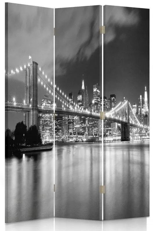 Gario Paraván Brooklyn híd panorámája Méret: 145 x 170 cm, Kivitelezés: Klasszikus paraván