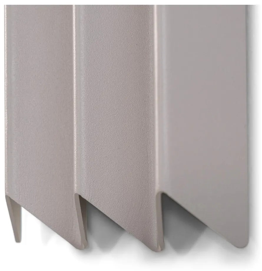 Szürkésbarna fém fali fogas polccal 13 cm Sensu – Spinder Design