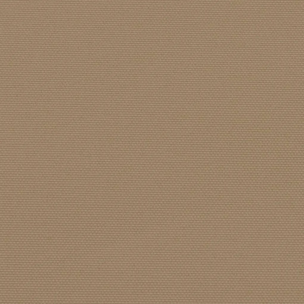 tópszínű behúzható oldalsó napellenző 220 x 1000 cm