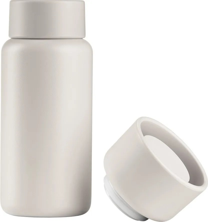 Bézs rozsdamentes acél termobögre 400 ml Singles – Zone