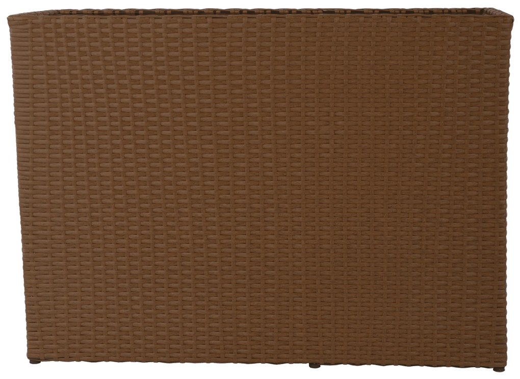 Virágcserép, bézs rattan, RAMS