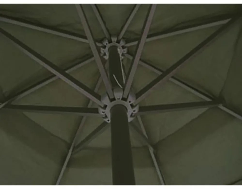 zöld alumínium napernyő 500 cm