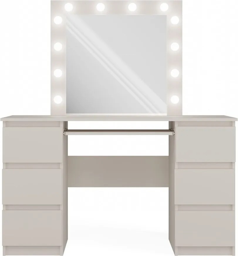 Marina fésülködő asztal, 130x76x51 cm, kasmír