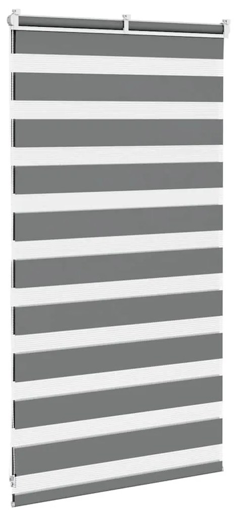 zebrafüggönnyel sötét szürke szövetszélesség 80,9 cm poliészter