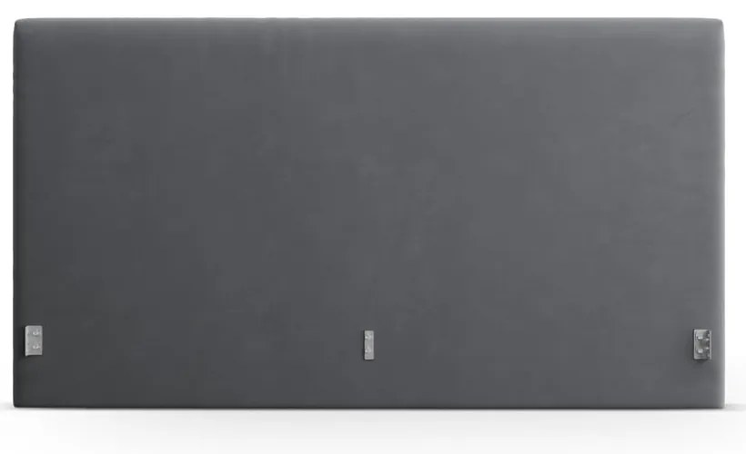 Szürke kárpitozott ágytámla 190,5x100 cm Remo – Micadoni