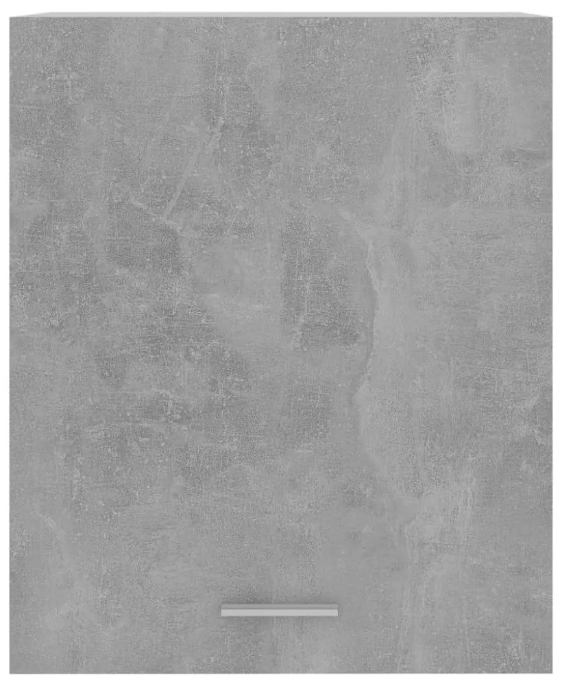 2 db betonszürke szerelt fa függő szekrény 50 x 31 x 60 cm