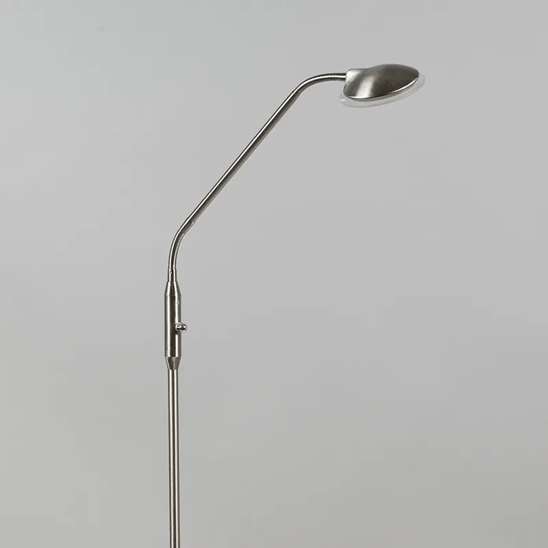 Modern acél állólámpa LED-del - Eva