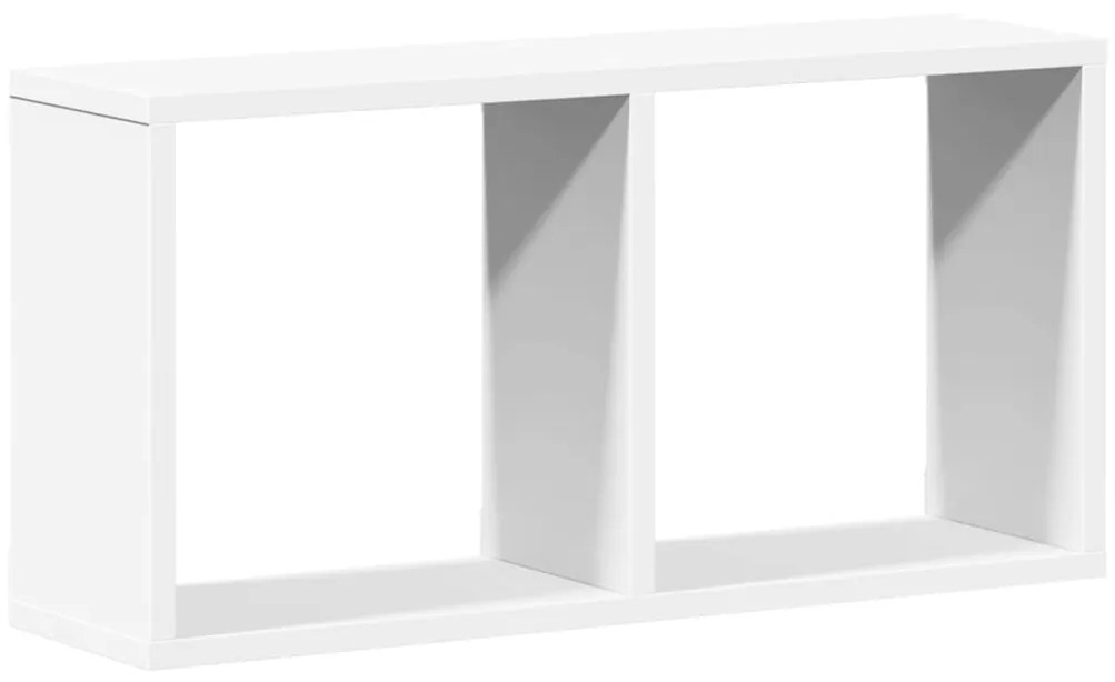 fehér szerelt fa faliszekrény 60 x 16 x 30 cm