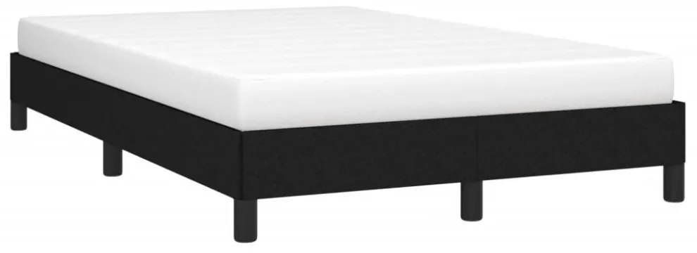 ágykeret matrac nélkül fekete 120x190 cm szövet