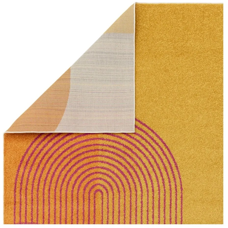 Sárga-narancssárga szőnyeg 200x290 cm Muse Orange Retro – Asiatic Carpets