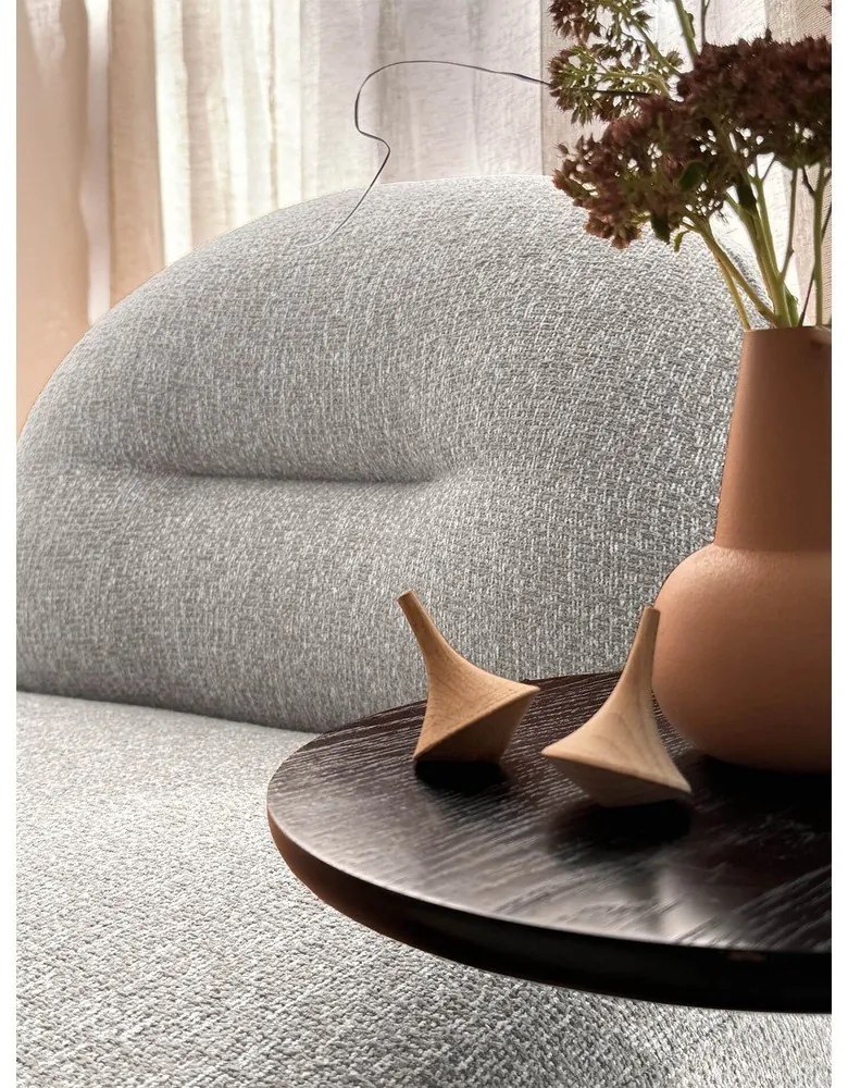 Világosszürke fotel Ovo – Miuform