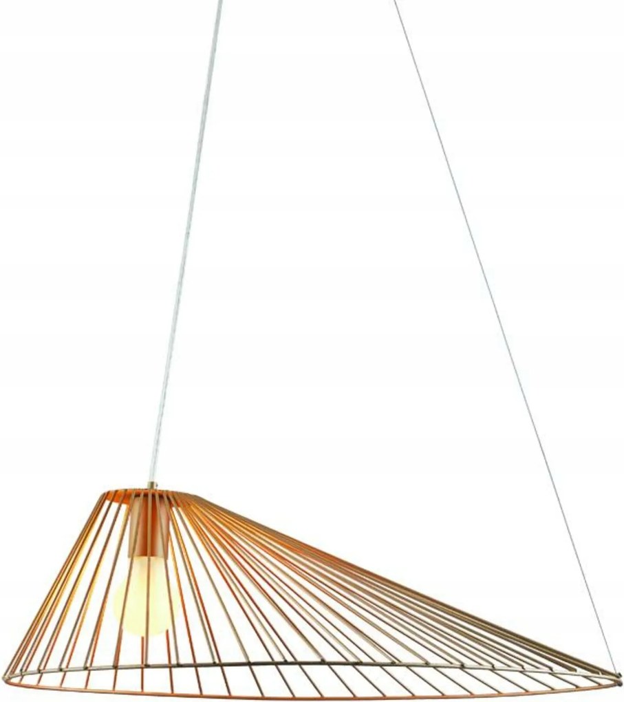 Aca Lighting függeszték 1xE27 Cappelo arany fekete 60X40120CM OD91681