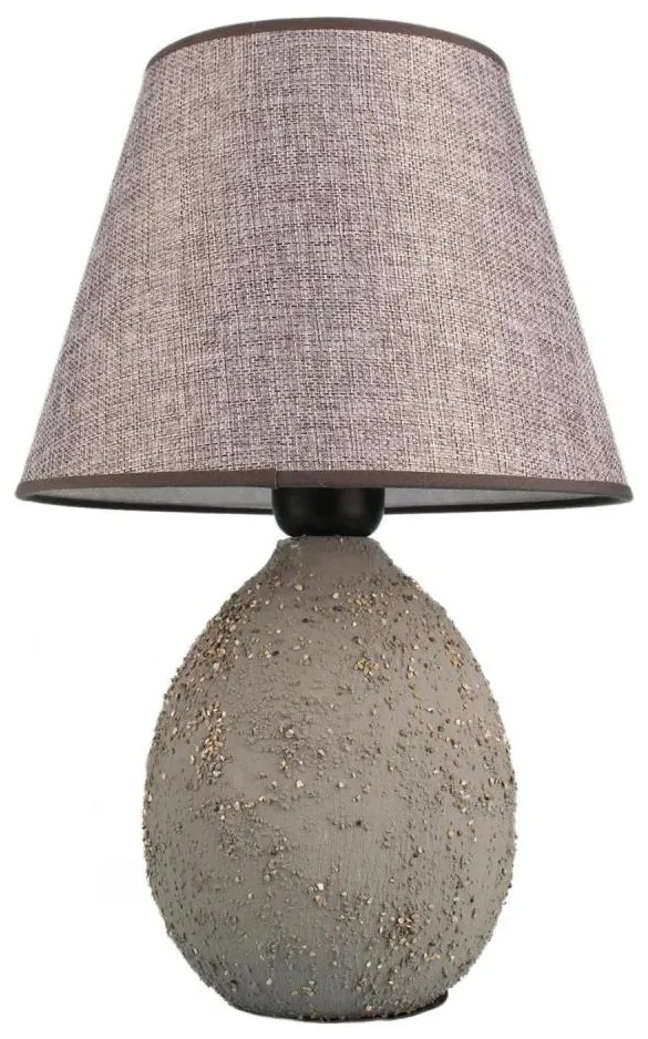 Asztali lámpa RAMZES 1xE27/40W/230V szürke