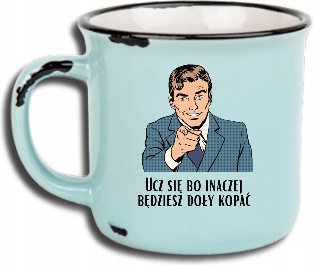 Bögre Kék Retro Vicces Ajándék Apák Napja Tanulás