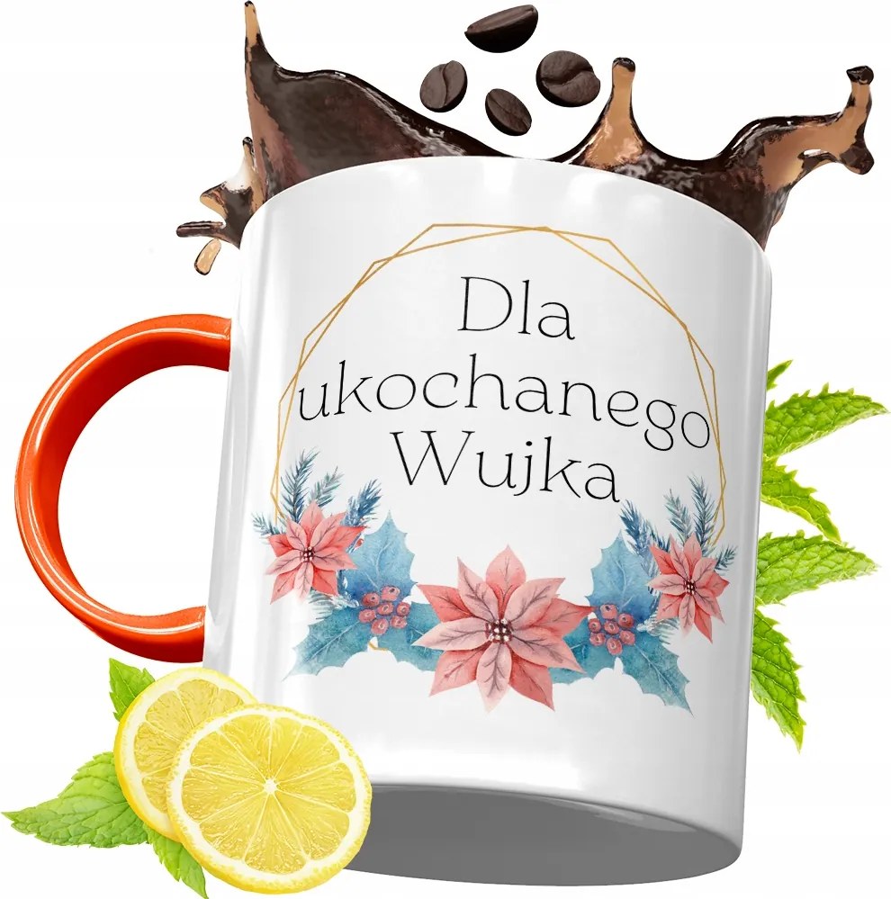 Narancssárga Bögre Nagybácsinak Tökéletes Ajándék fényképes nyomtatással