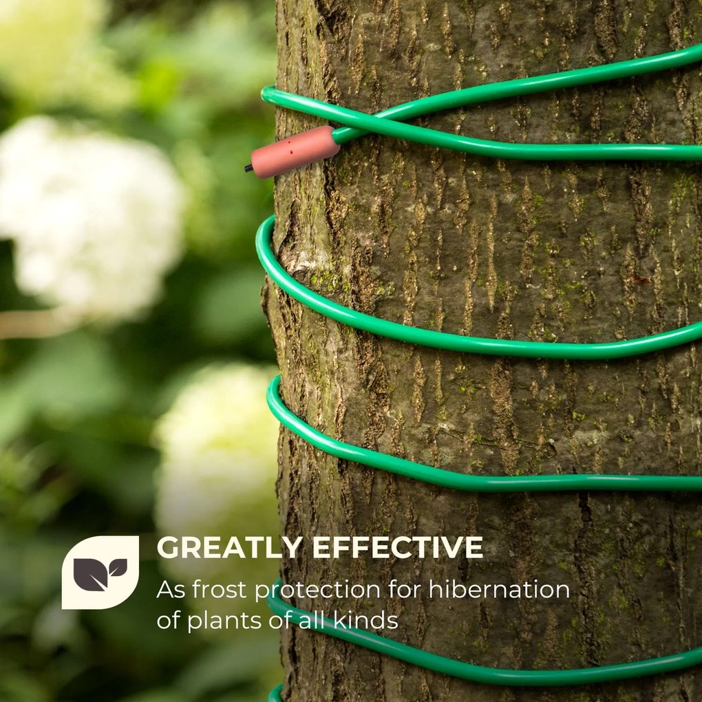 Waldbeck Greenwire Select 6, fűtőkábel növények számára, 6 m, termosztáttal, IP 68