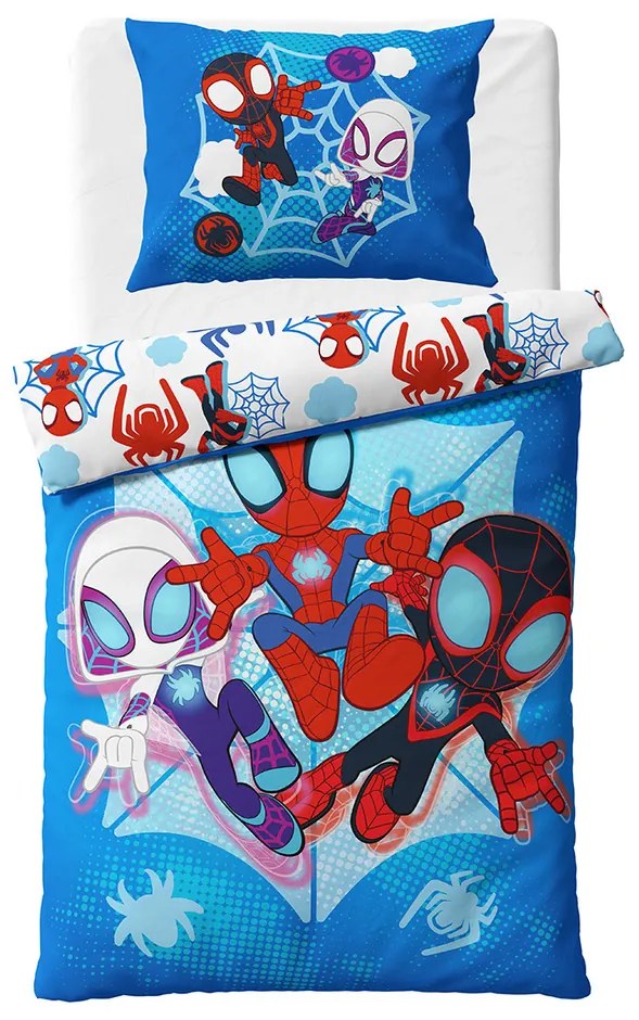 Gyermek ágynemű Spidey Spider Rescue , 140 x 200cm, 70 x 90 cm, 140 x 200 cm, 70 x 90 cm