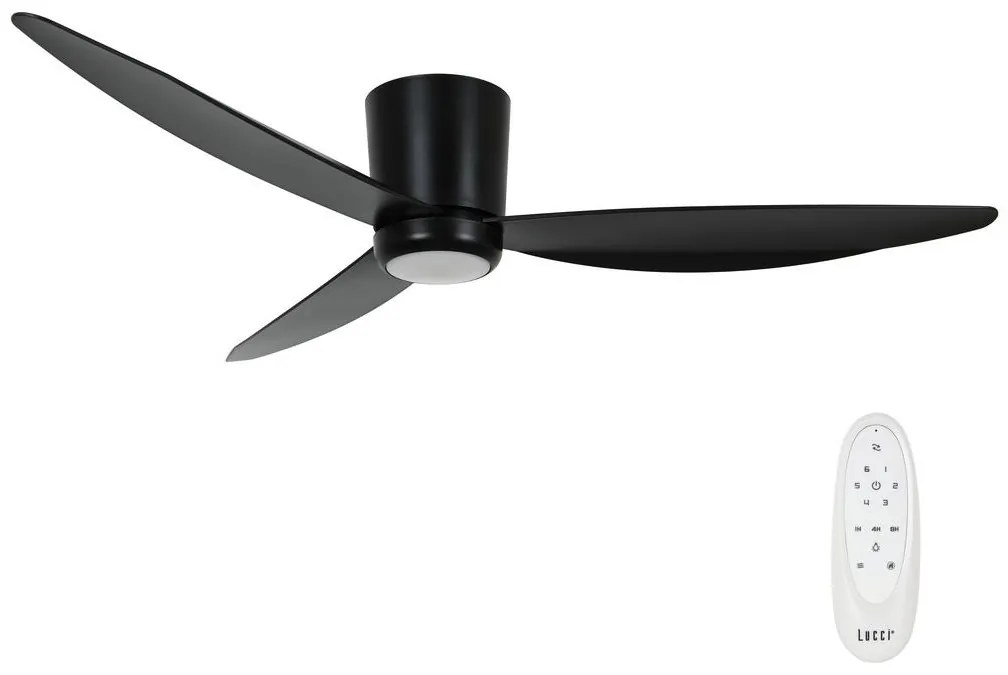 Lucci air 21610749 - LED Dimmelhető ventilátor ARRAY 1xGX53/12W/230V fekete + távirányító
