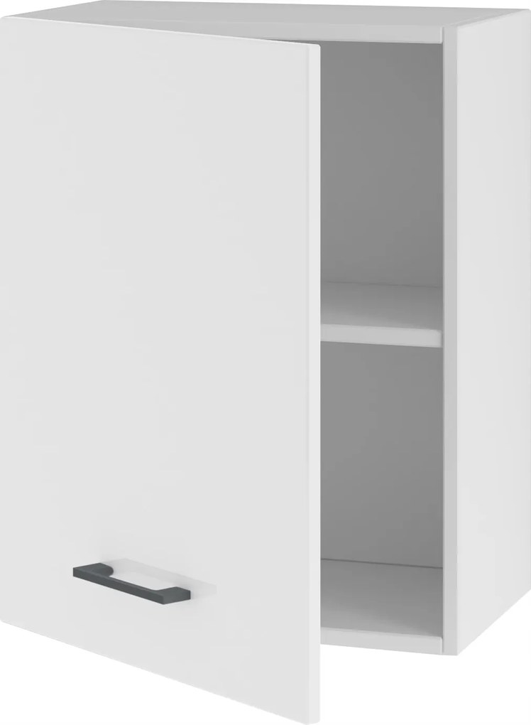 Konyhaszekrény Függő Felső Fehér Akril Fényes Szett 45 CM