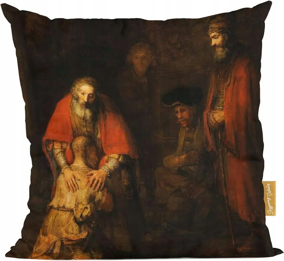 Rembrandt A tékozló fiú visszatér párna