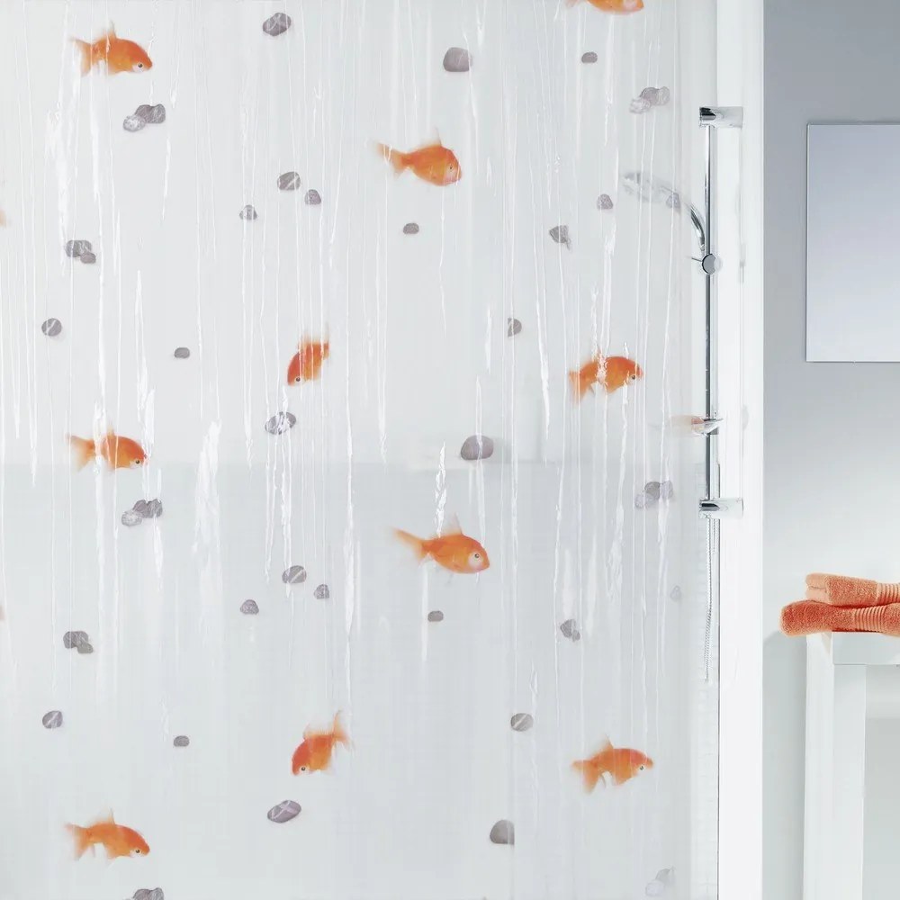 Zuhanyfüggöny 180x200 cm Goldfish – Spirella