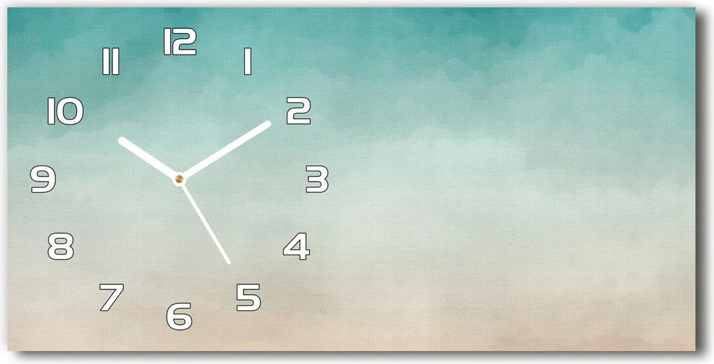 Üveg falióra csendes absztrakt háttér 60x30cm